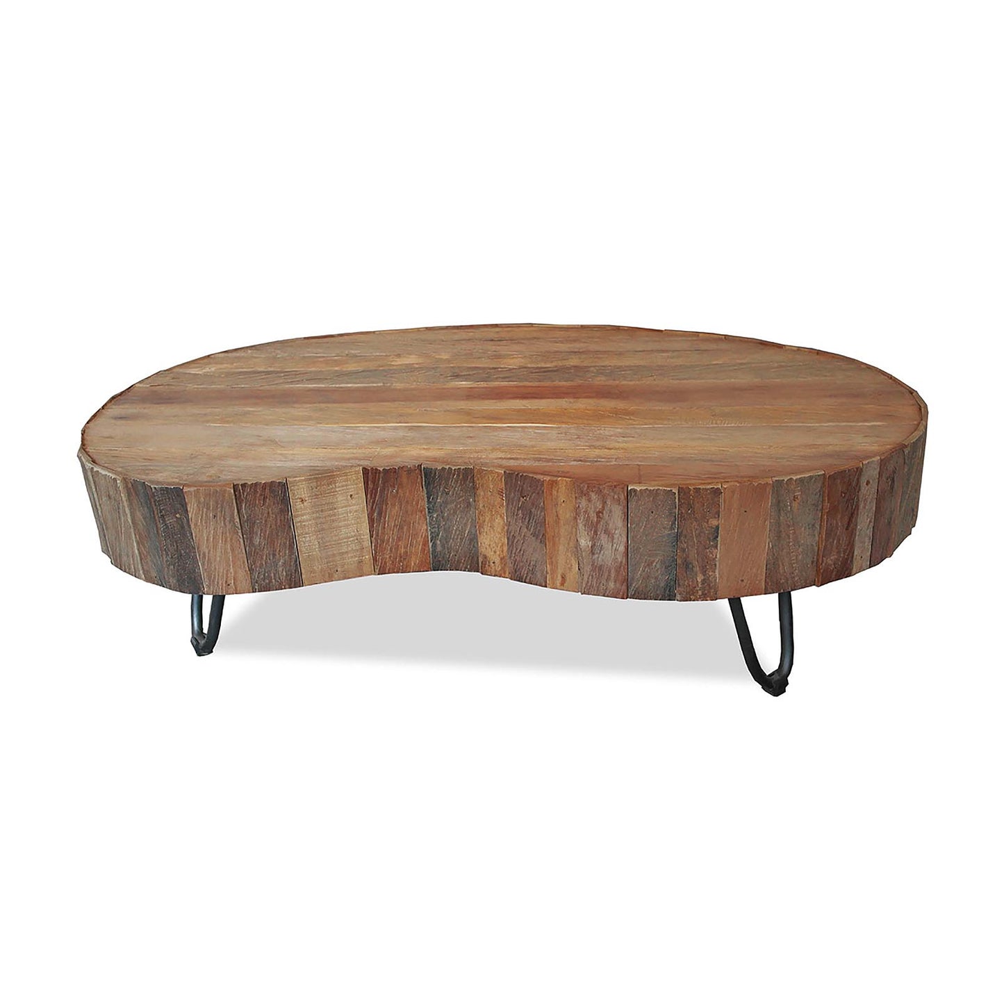 
                  
                    Couchtisch 110 cm Teakholz massiv Shabby Chic - Capel
                  
                