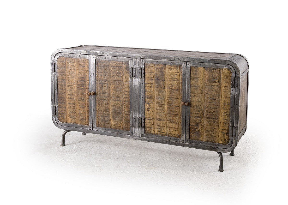 
                  
                    Anrichte / Sideboard Mango massiv / Metall Loftdesign Antiklook Saigon
                  
                