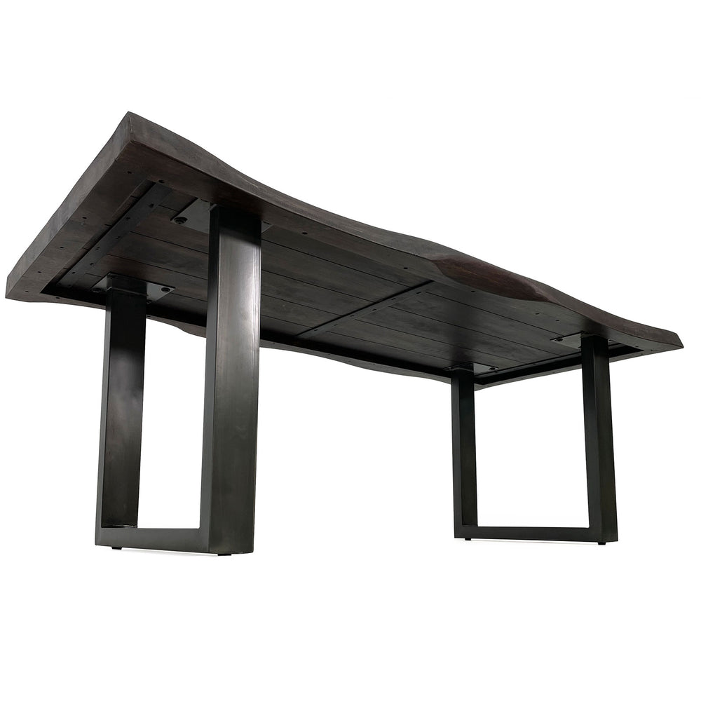 
                  
                    Esstisch 160 x 90 cm Massivholz Antik Kolonial / U-Fuß - Marten
                  
                