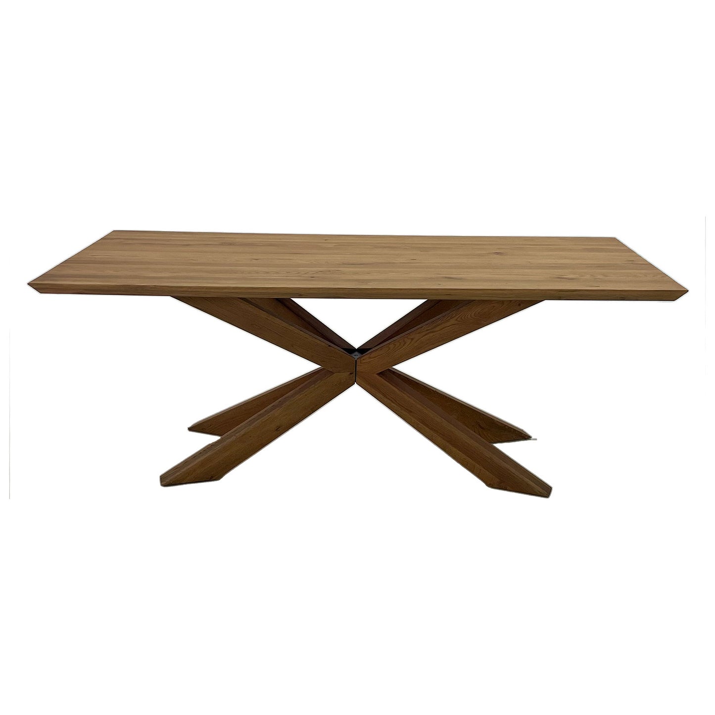 
                  
                    Esstisch 200 x 90 Eiche massiv / Sternfuß - Via
                  
                