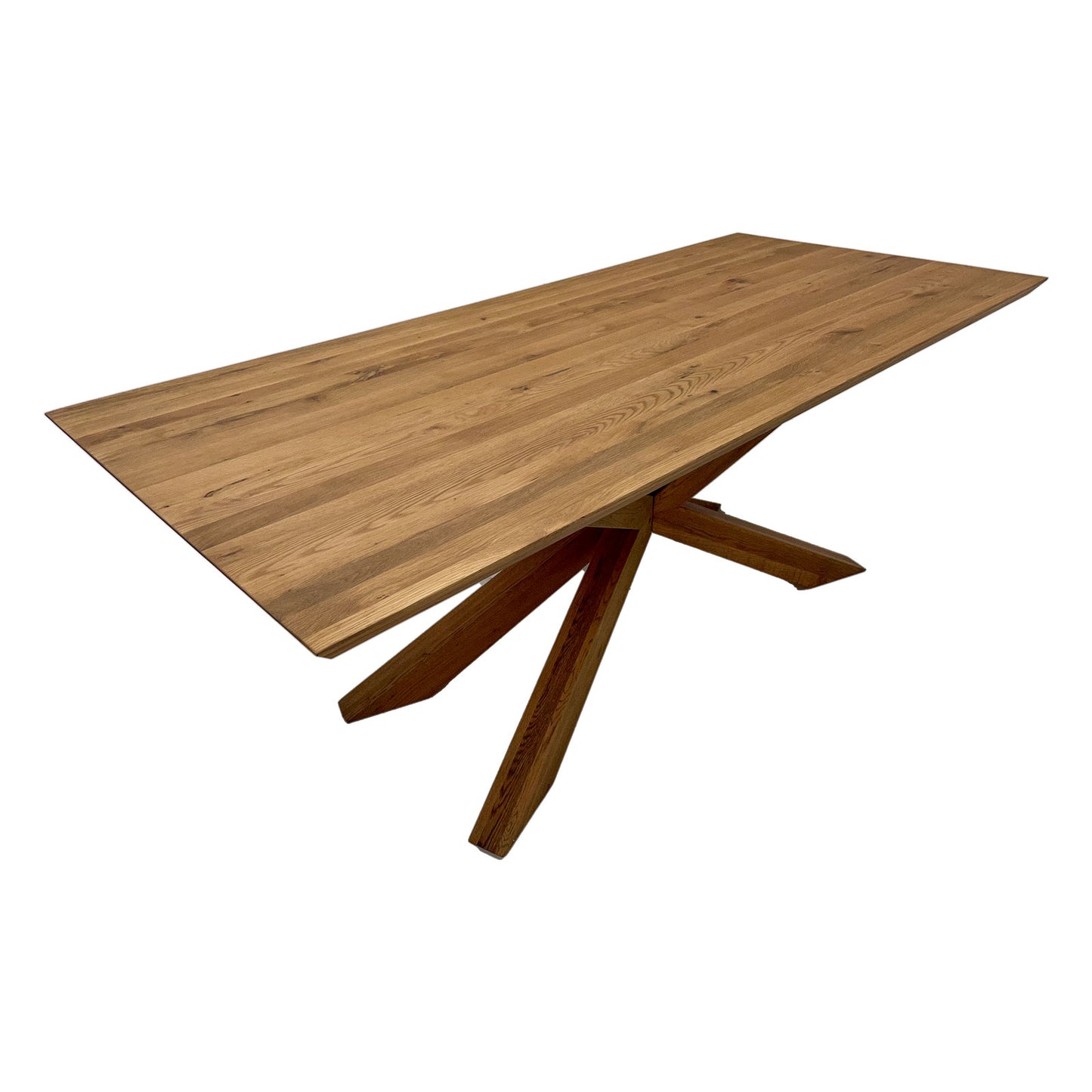 
                  
                    Esstisch 200 x 90 Eiche massiv / Sternfuß - Via
                  
                