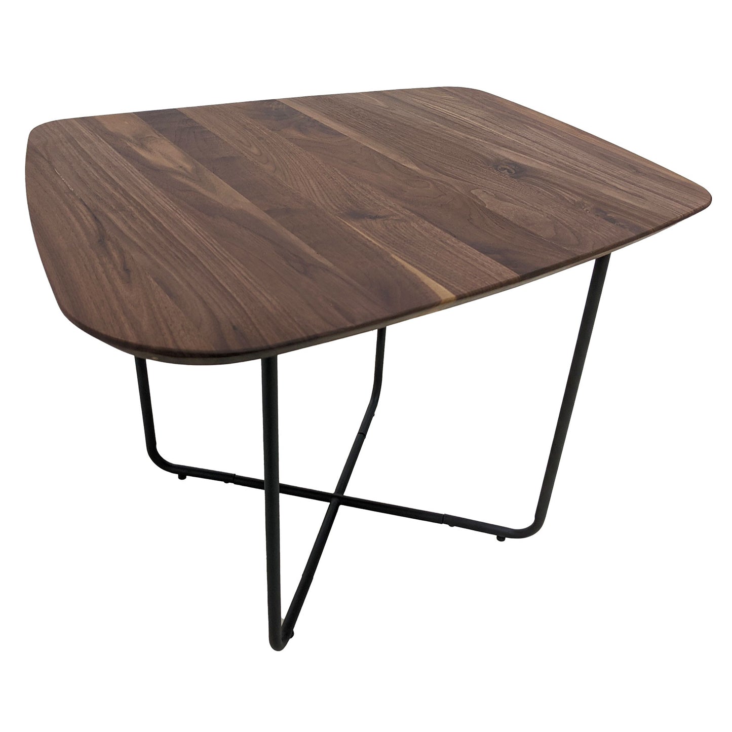 
                  
                    Couchtisch 69 x 58 cm Nussbaum massiv / Metall - Waru
                  
                