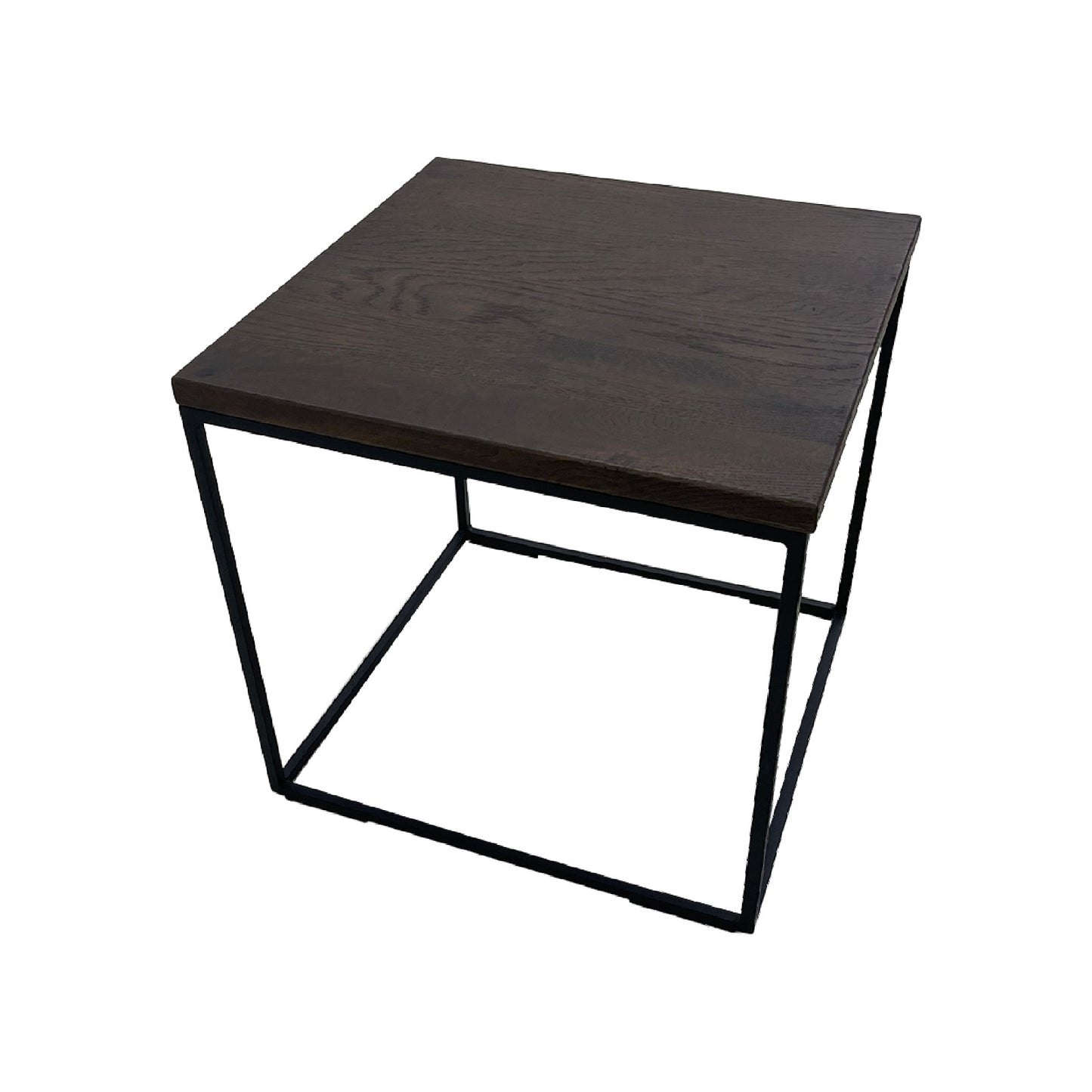 
                  
                    Beistelltisch 40 x 40 cm Eiche massiv grau - Cube
                  
                