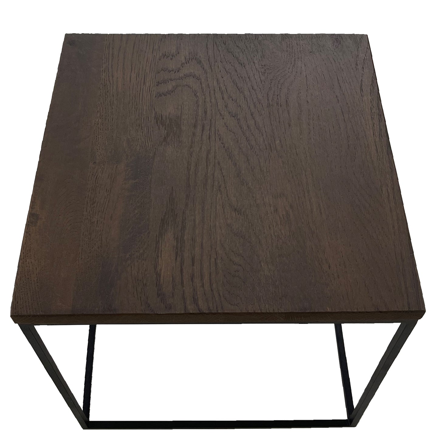 
                  
                    Beistelltisch 40 x 40 cm Eiche massiv grau - Cube
                  
                