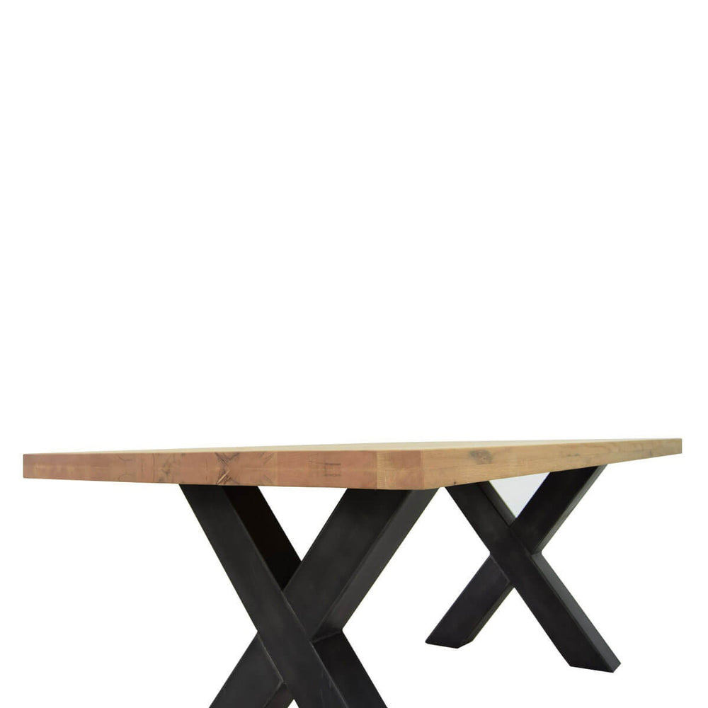 
                  
                    Esstisch Eiche massiv/Metall 180 x 90 cm Xano
                  
                