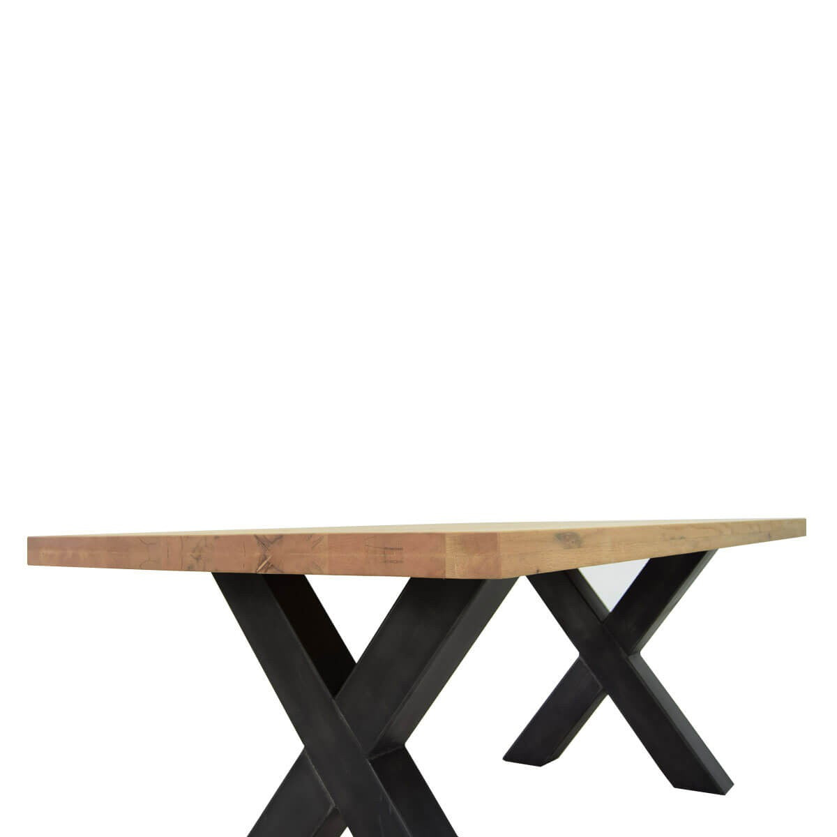 
                  
                    Esstisch Eiche massiv/Metall 180 x 90 cm Xano
                  
                