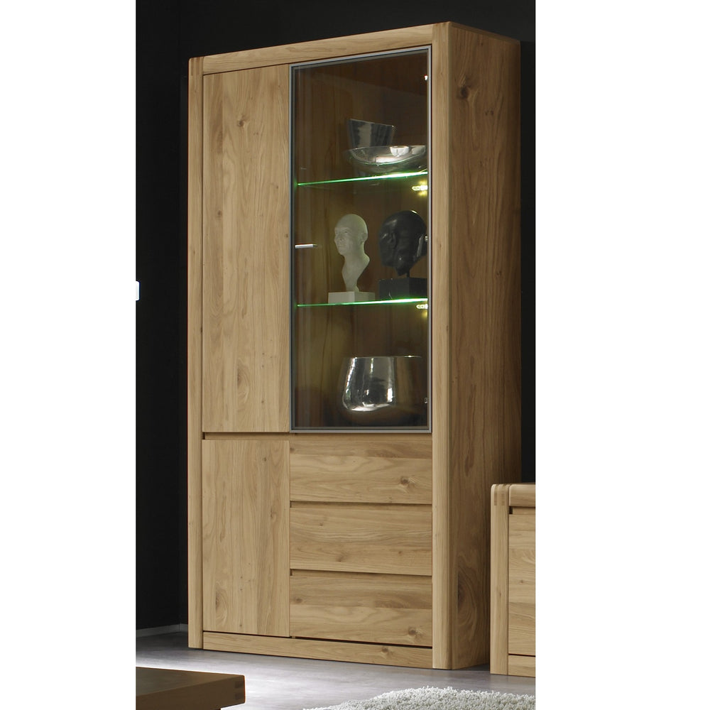 Vitrine Front Eiche Bianco massiv - Ponto