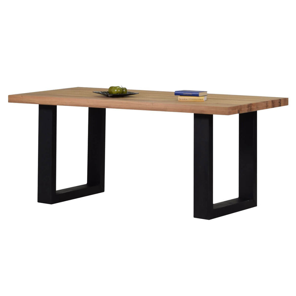
                  
                    Esstisch Eiche massiv/Metall 180 x 90 cm Baran
                  
                