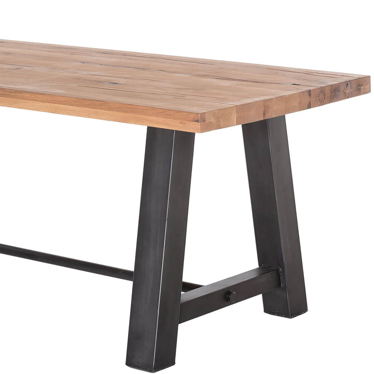 
                  
                    Esstisch Eiche massiv/Metall 180 x 90 cm Laval
                  
                