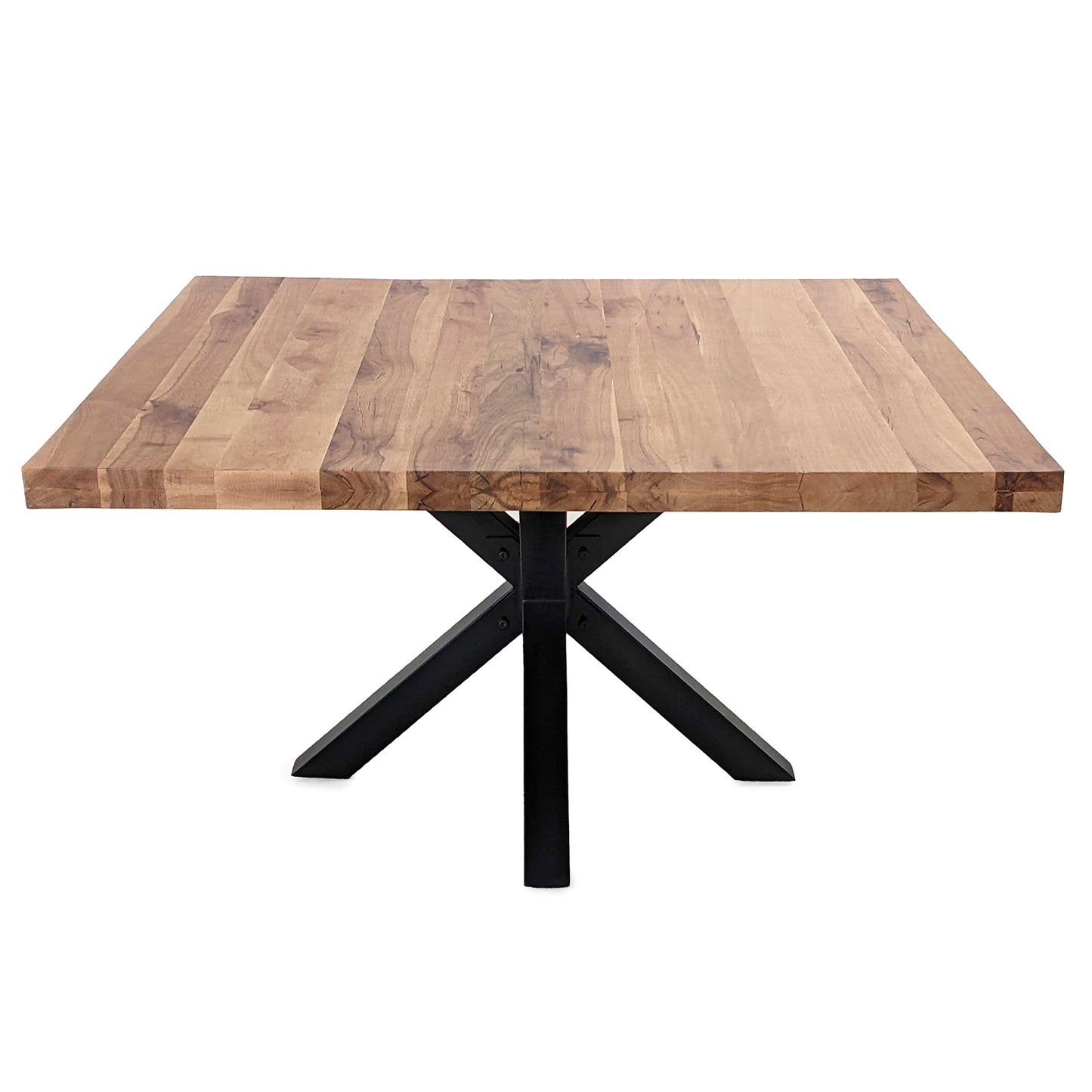 
                  
                    Esstisch 140 x 140 cm Eiche massiv / Metall - Star
                  
                