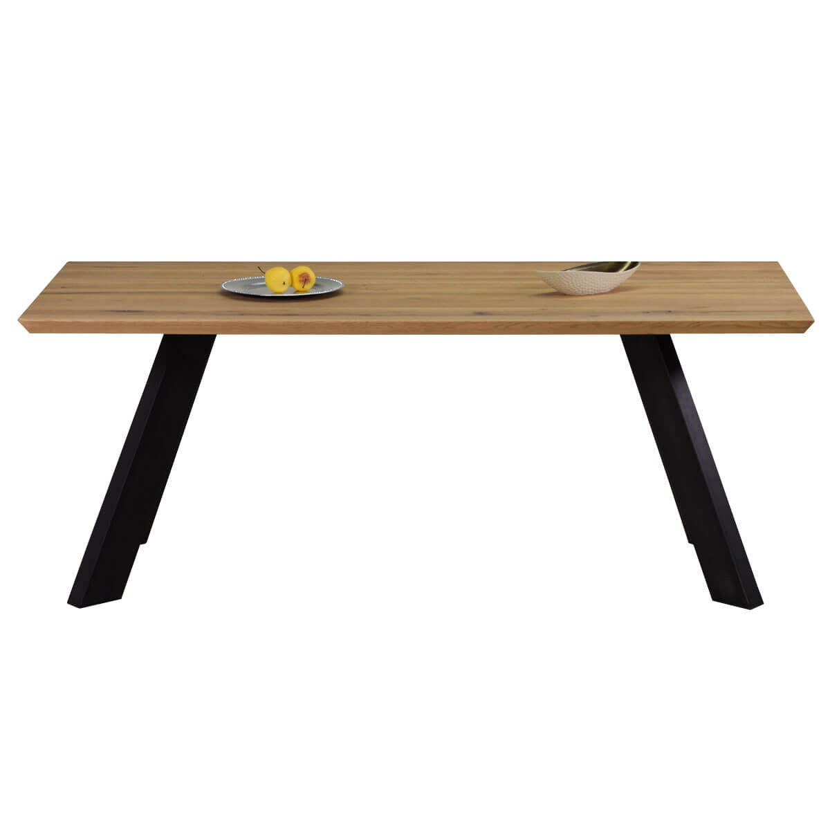 
                  
                    Esstisch Eiche massiv/Metall 180 x 90 cm Baloo
                  
                