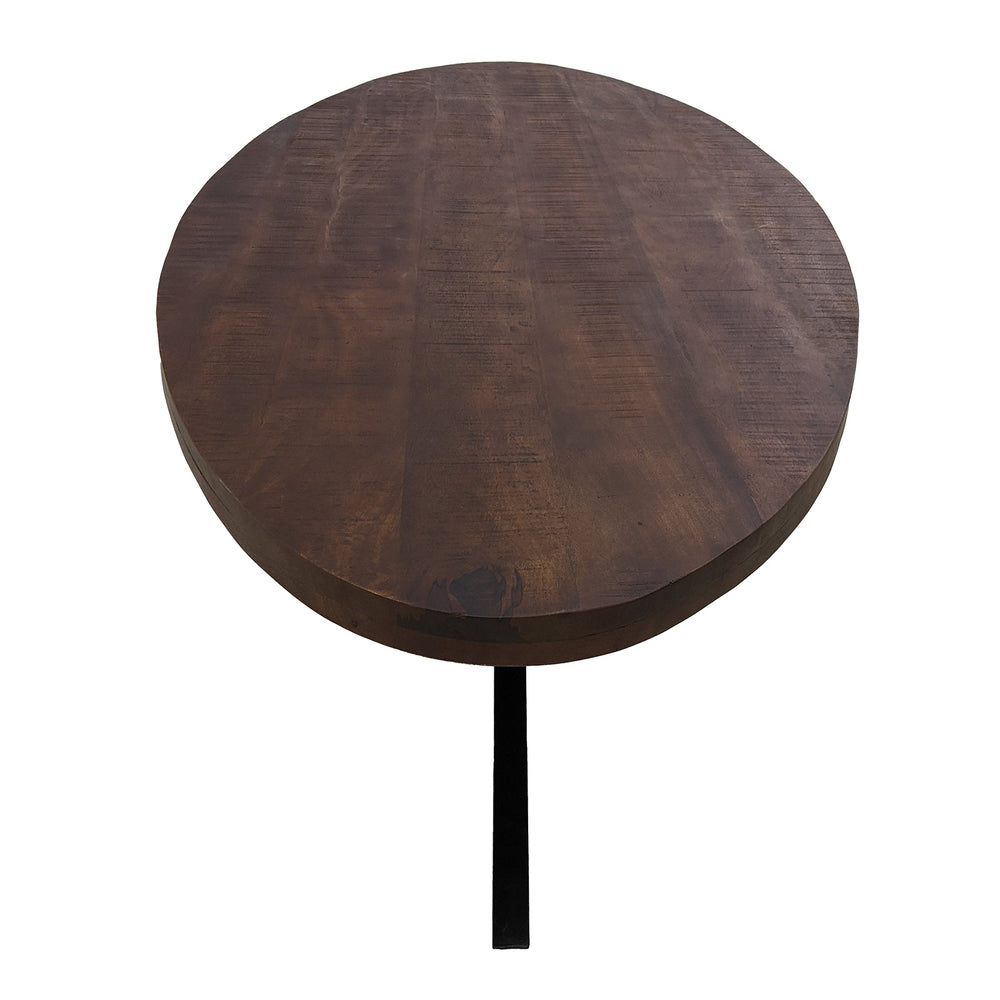 
                  
                    Esstisch 240 x 120 cm Massivholz Antik Kolonial Oval Sternenfuß schwarz - Marten
                  
                