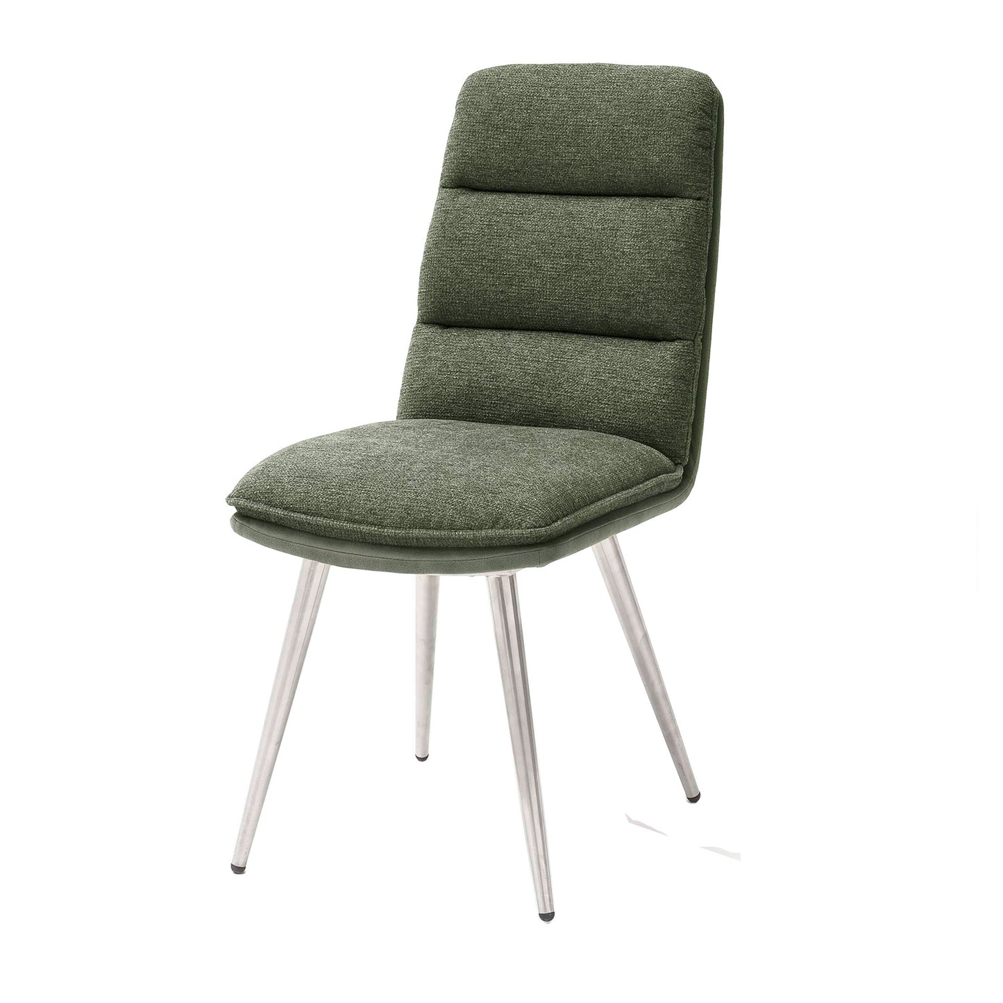 
                  
                    Polsterstuhl 2er-Set Strukturstoff oliv / Edelstahlgestell - Fida
                  
                