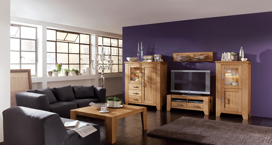 
                  
                    Vertiko mit Barfach Wildeiche massiv Loft
                  
                