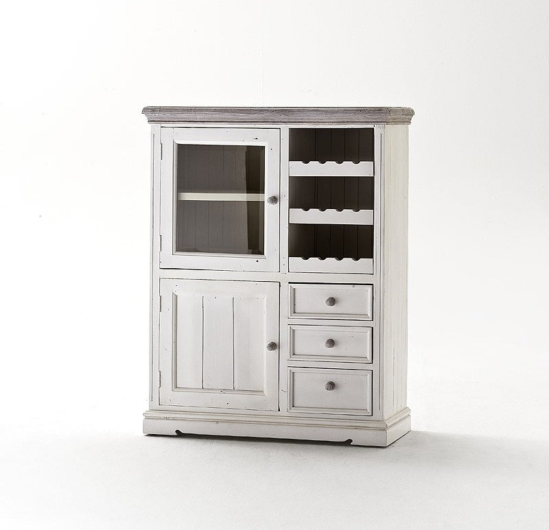 
                  
                    Vertiko Kiefer massiv Weiß/White sanded Landhausstil Opus
                  
                