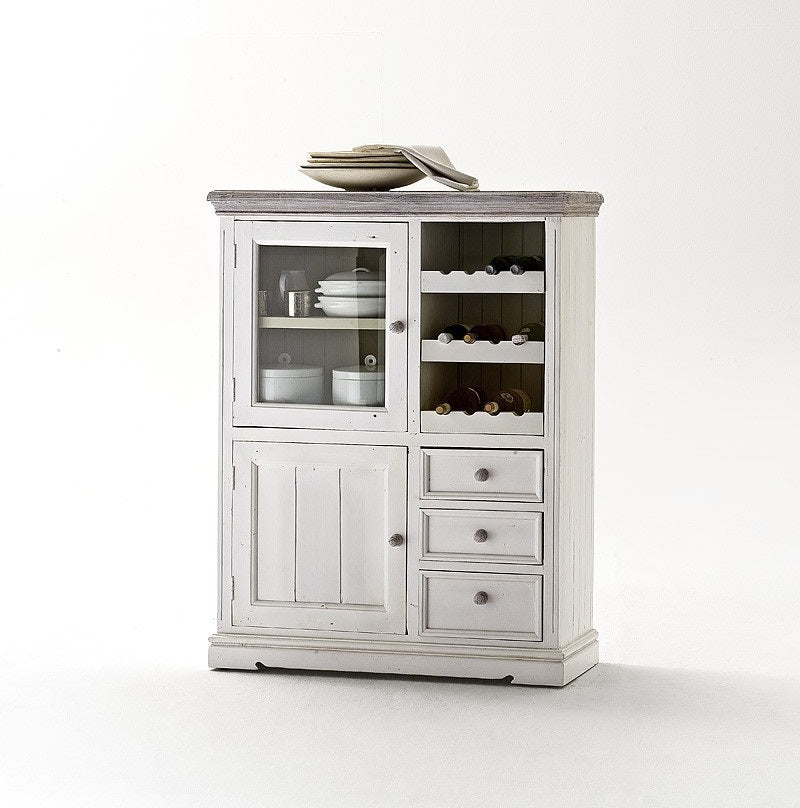 
                  
                    Vertiko Kiefer massiv Weiß/White sanded Landhausstil Opus
                  
                