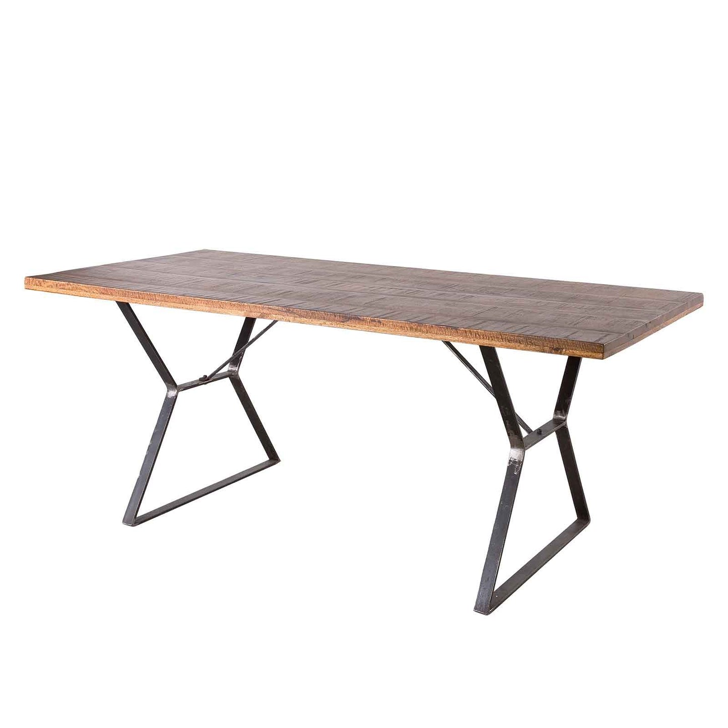 
                  
                    Esstisch 180 x 90 Mango massiv / Metall Loftdesign Antiklook Saigon
                  
                
