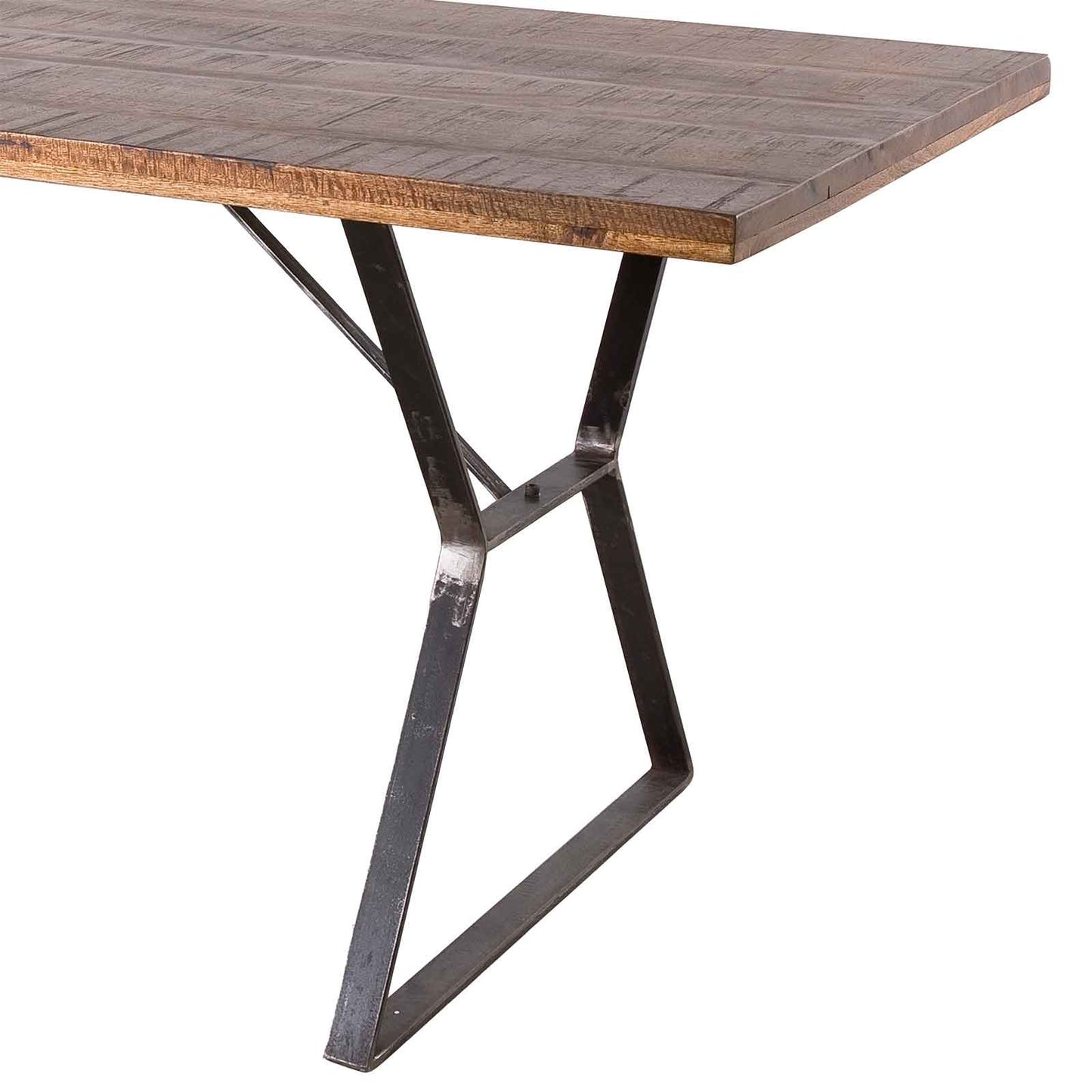
                  
                    Esstisch 180 x 90 Mango massiv / Metall Loftdesign Antiklook Saigon
                  
                