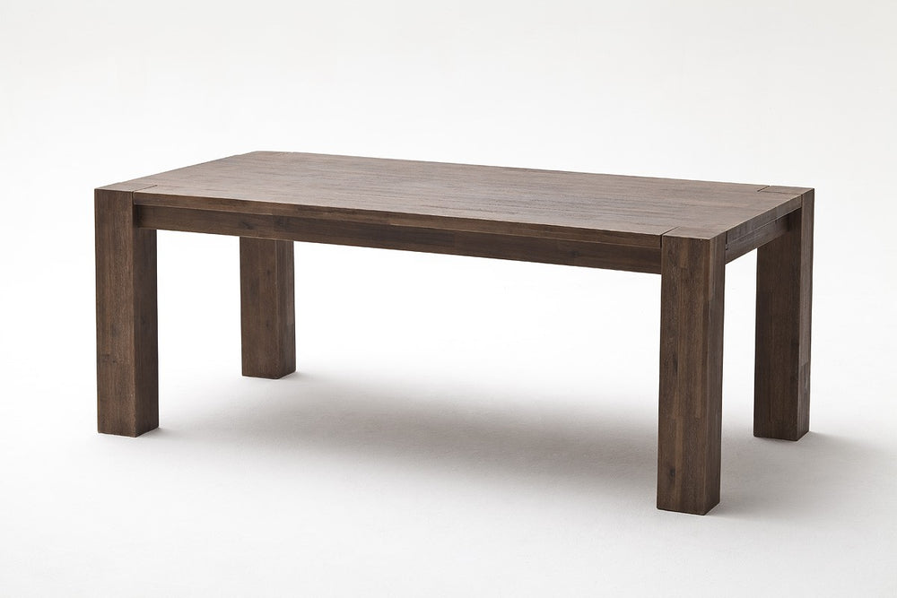 Esstisch Akazie massiv braun 200 x 100 cm Victoria 9840-11111412