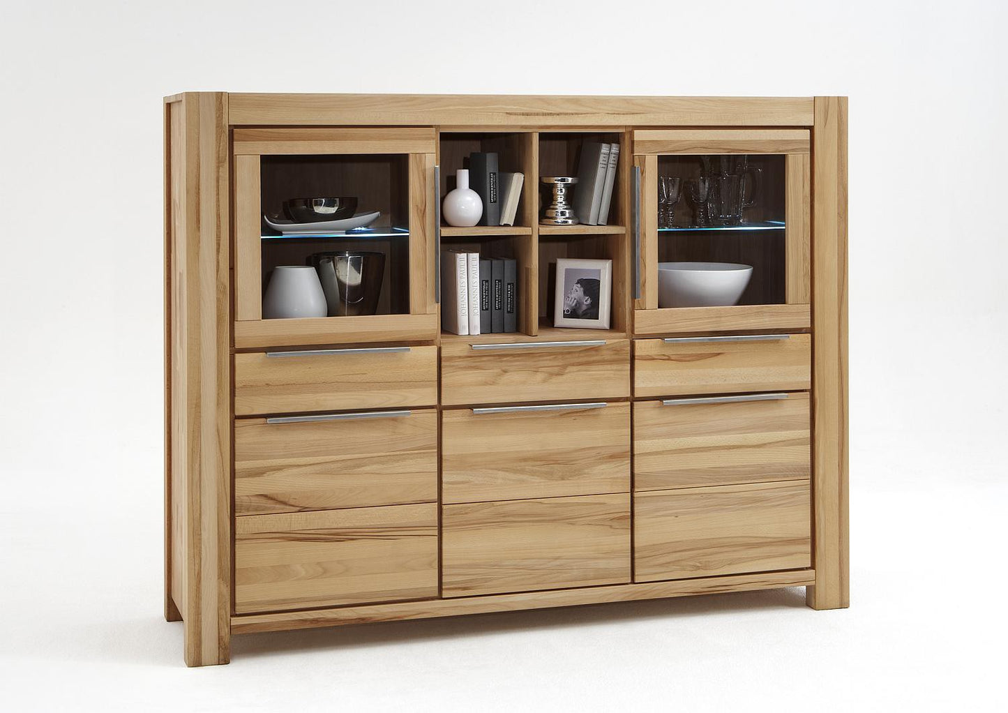 
                  
                    Highboard Kernbuche massiv geölt Nane - 9814-6665
                  
                