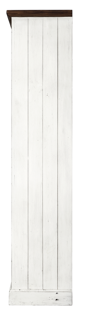 
                  
                    Bücherregal Kiefer massiv weiß/braun Antiklook Dover
                  
                