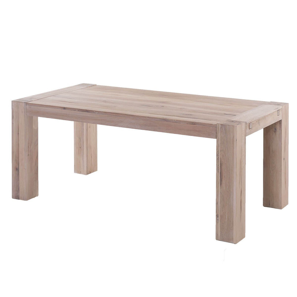Esstisch Eiche massiv Whitewash 160 x 90 cm Granby