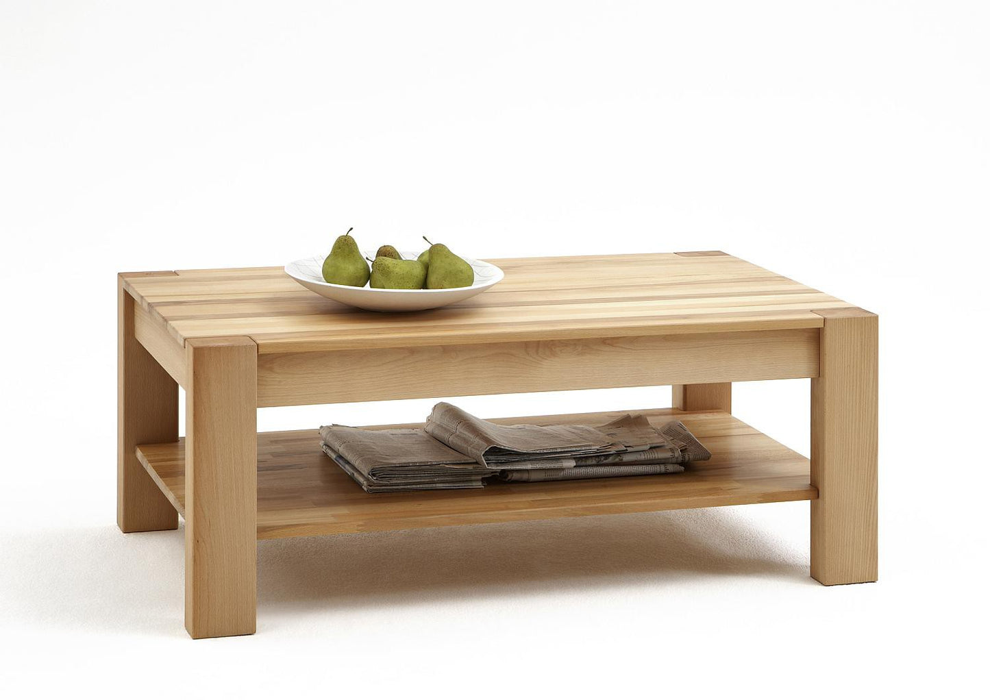 
                  
                    Couchtisch Kernbuche massiv geölt 115 x 65 cm Nane
                  
                