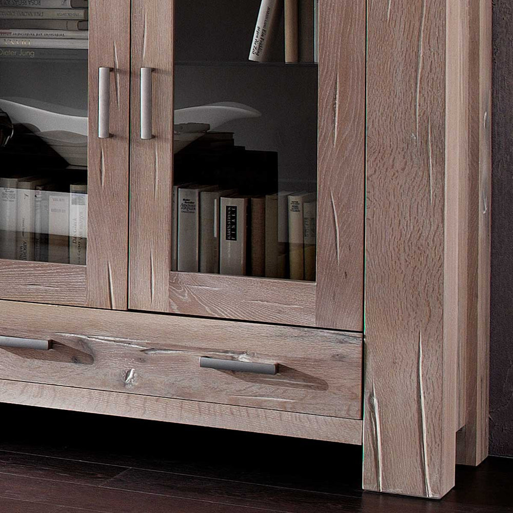 
                  
                    Multischrank Eiche massiv Weiß gekälkt Braxton
                  
                