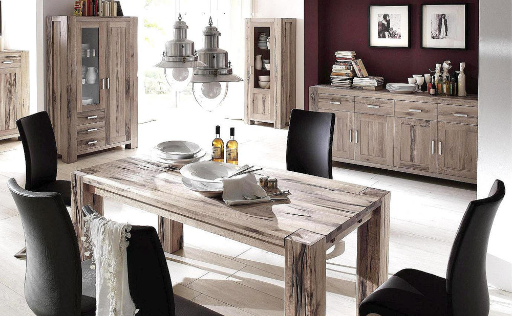 
                  
                    Multischrank Eiche massiv Weiß gekälkt Braxton
                  
                