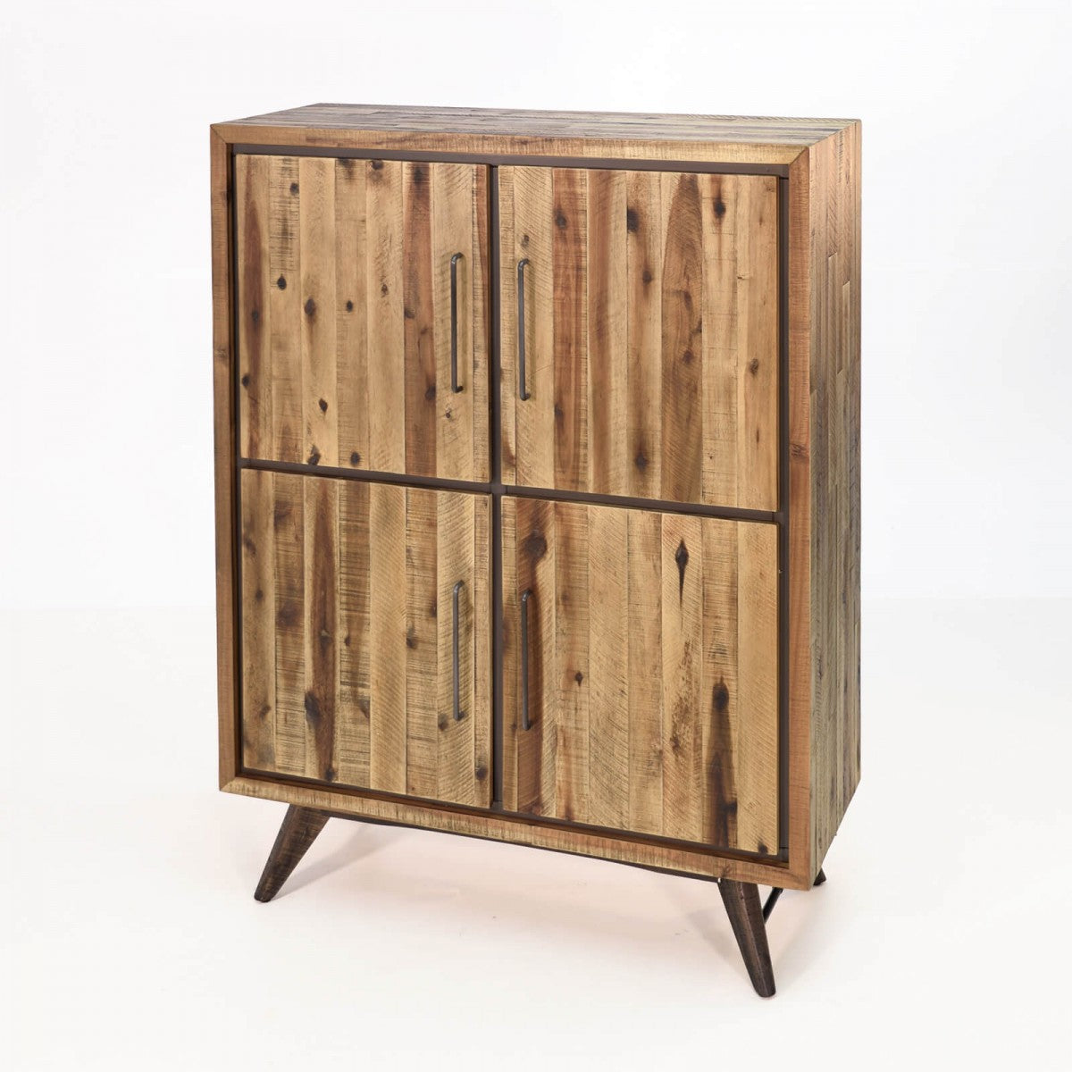 
                  
                    Highboard Akazie massiv / Metall Vintage-Look Tati
                  
                