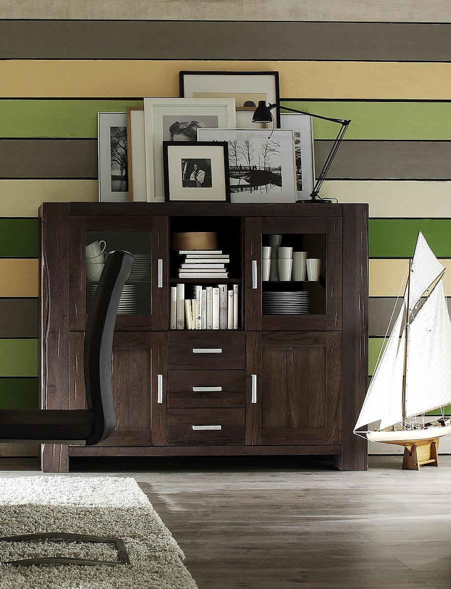 
                  
                    Highboard Eiche massiv Räucheröl-Optik Braxton
                  
                