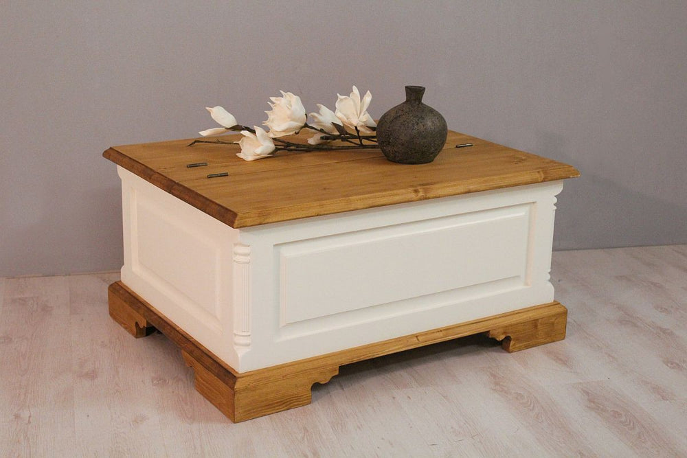 Tischtruhe Fichte massiv Usedom - 0950-810723