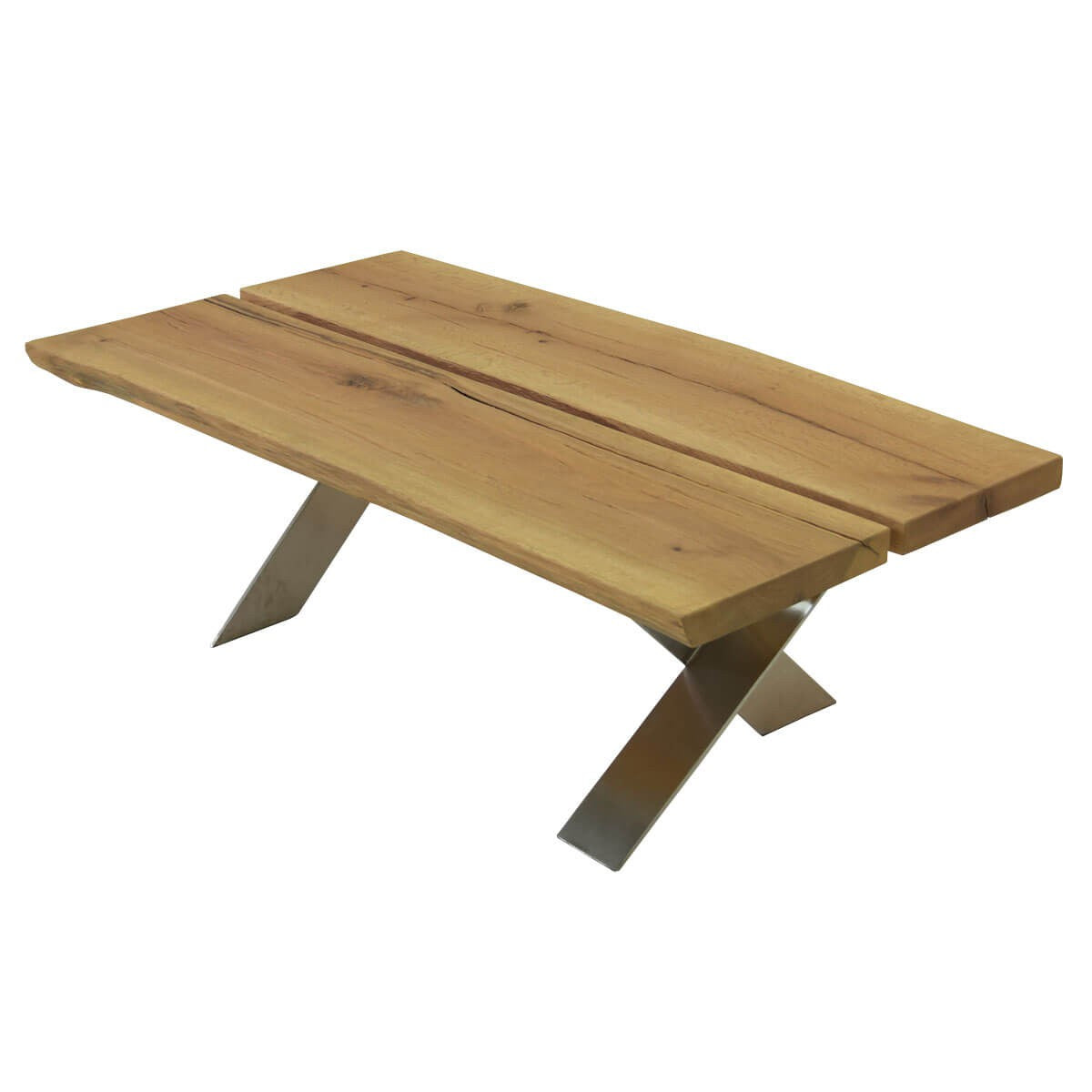 
                  
                    Couchtisch Eiche massiv 120 x 70 cm Milton
                  
                