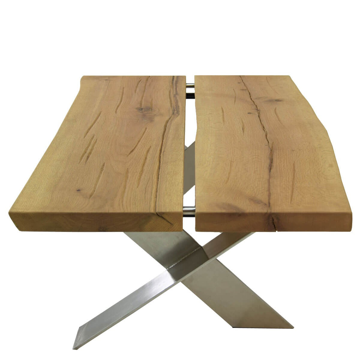 
                  
                    Couchtisch Eiche massiv 120 x 70 cm Milton
                  
                