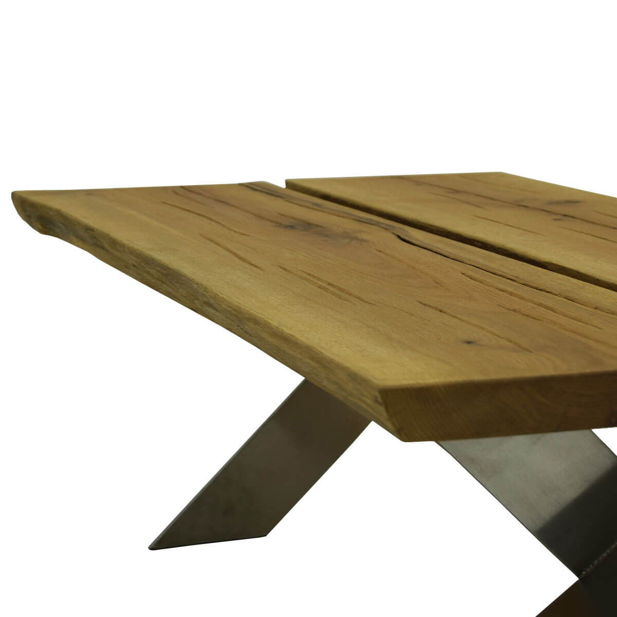 
                  
                    Couchtisch Eiche massiv 120 x 70 cm Milton
                  
                