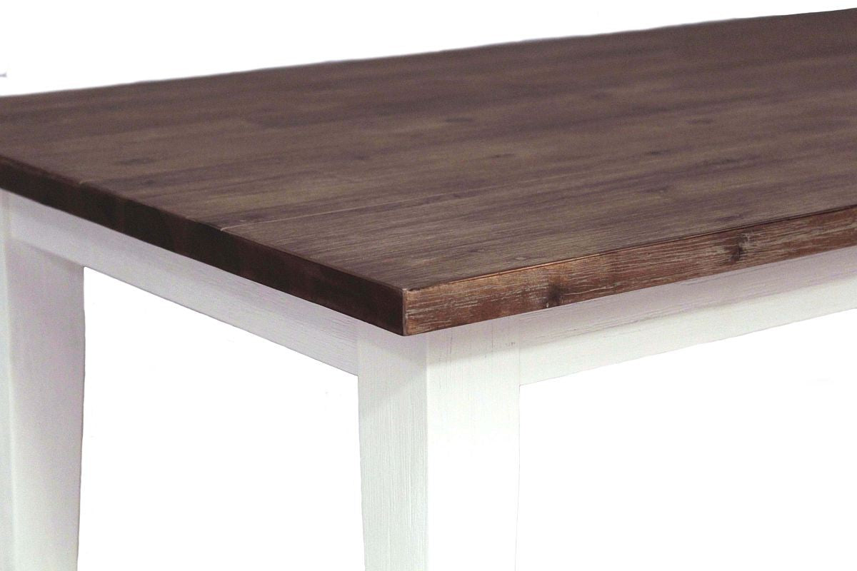 
                  
                    Couchtisch 120 x 70 cm Akazie massiv Weiß/Cappuccino gebürstet Lalé
                  
                