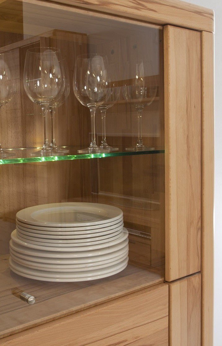 
                  
                    Vitrine Kernbuche massiv geölt Anschlag rechts Solido
                  
                