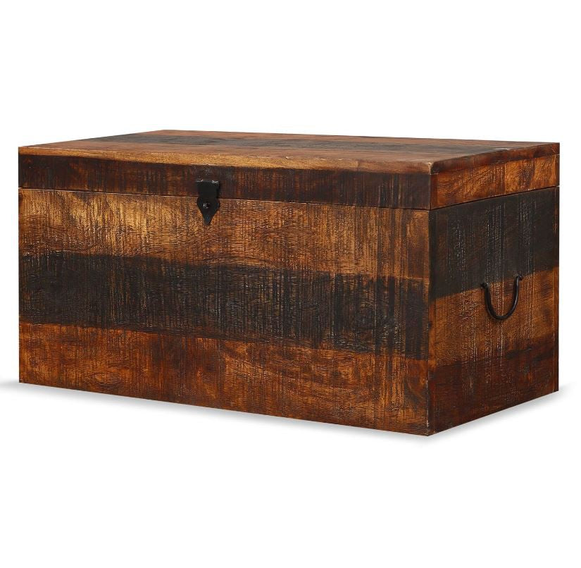 
                  
                    Holztruhe Mango massiv Retro Vintagelook Kumasi
                  
                