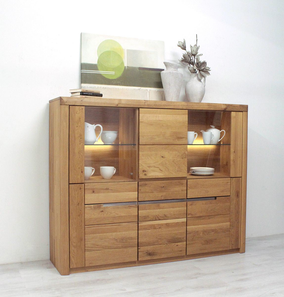 
                  
                    Highboard Wildeiche massiv geölt Solido
                  
                