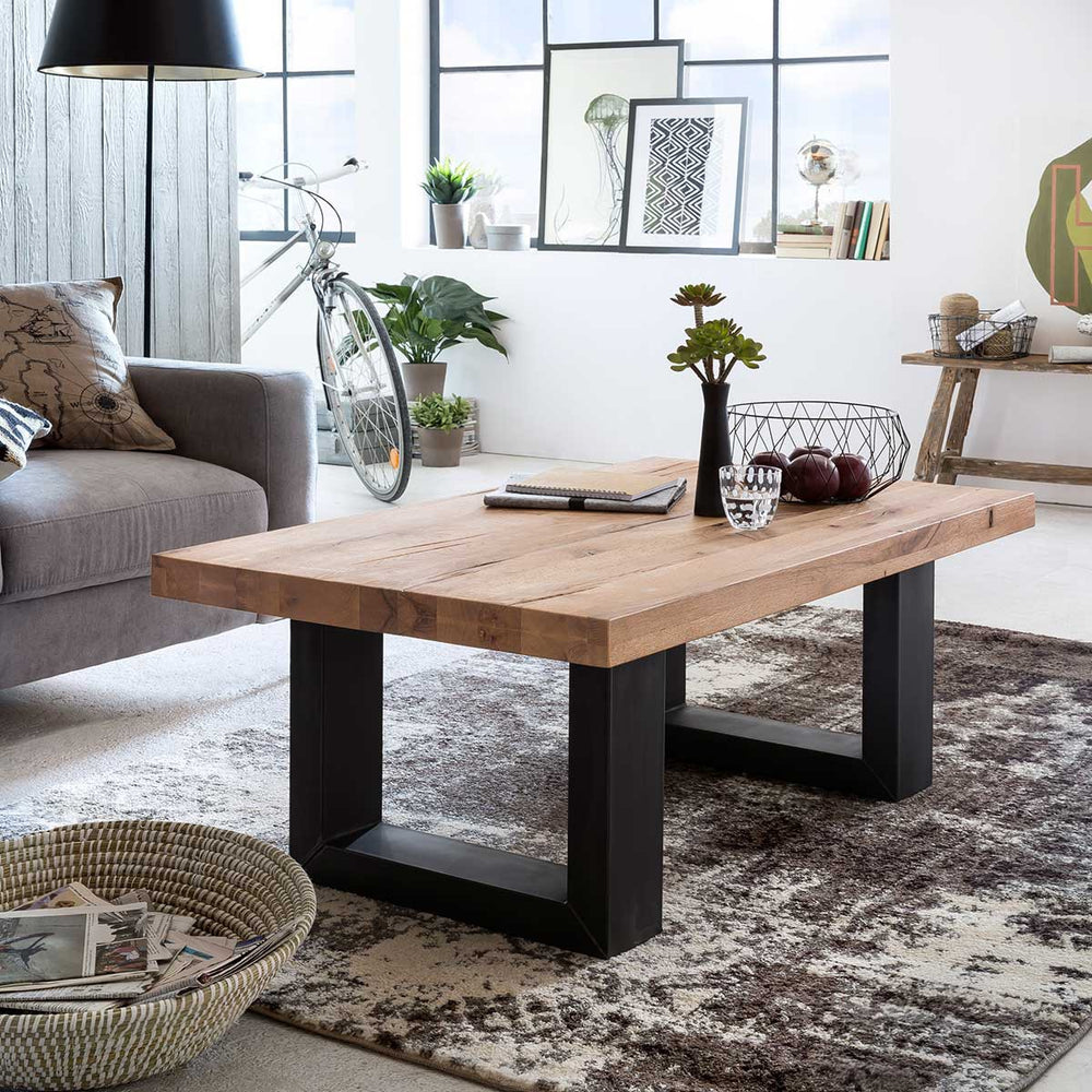 
                  
                    Couchtisch Eiche massiv 120 x 70 cm Barano
                  
                