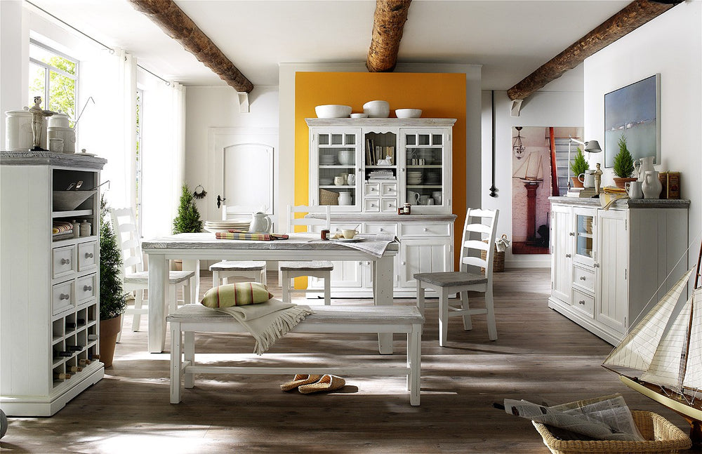 
                  
                    Holzstuhl Kiefer massiv Weiß/White sanded Landhausstil Opus
                  
                