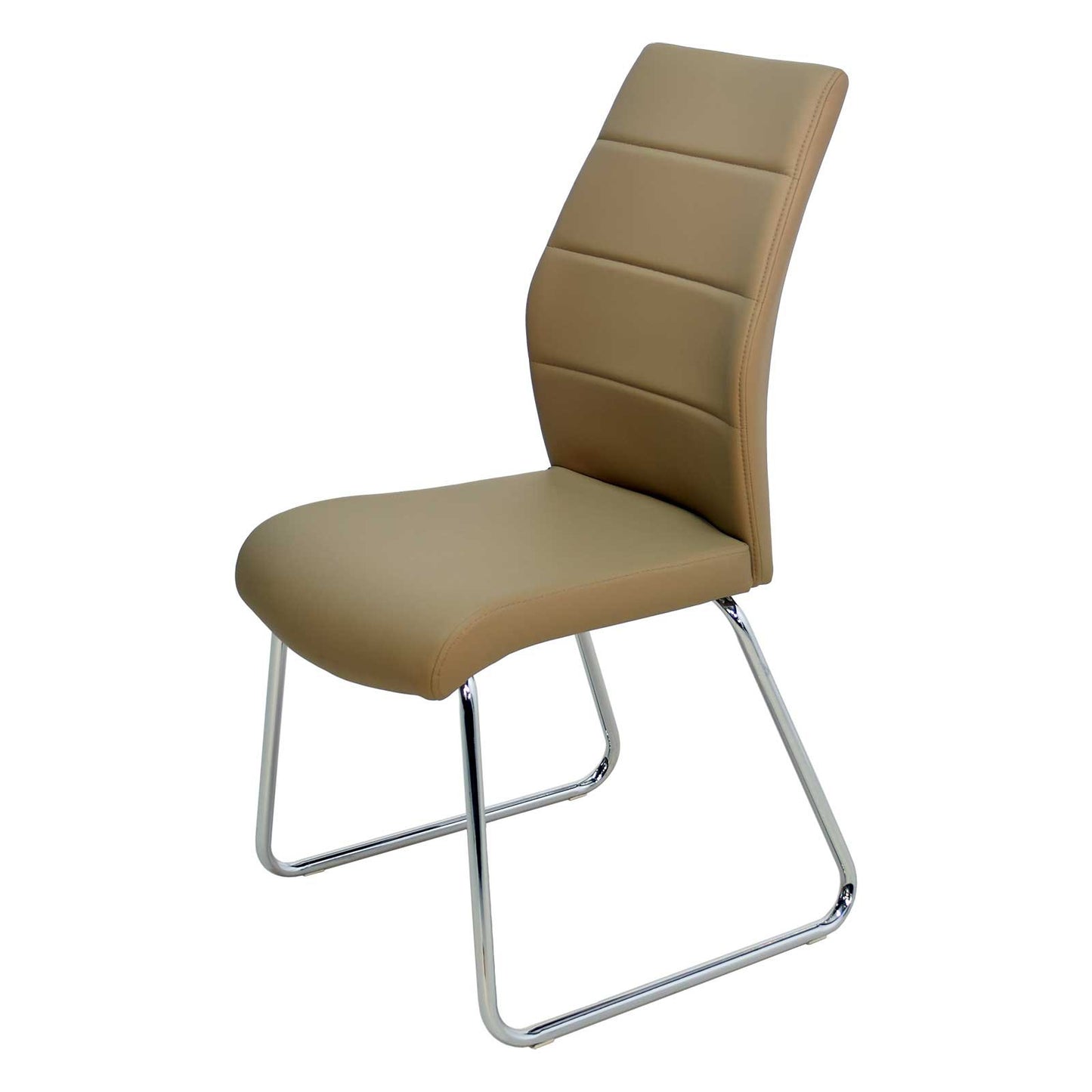 
                  
                    Polsterstuhl Novello Soft Lederoptik taupe / Chromgestell Sina (2er-Set)
                  
                
