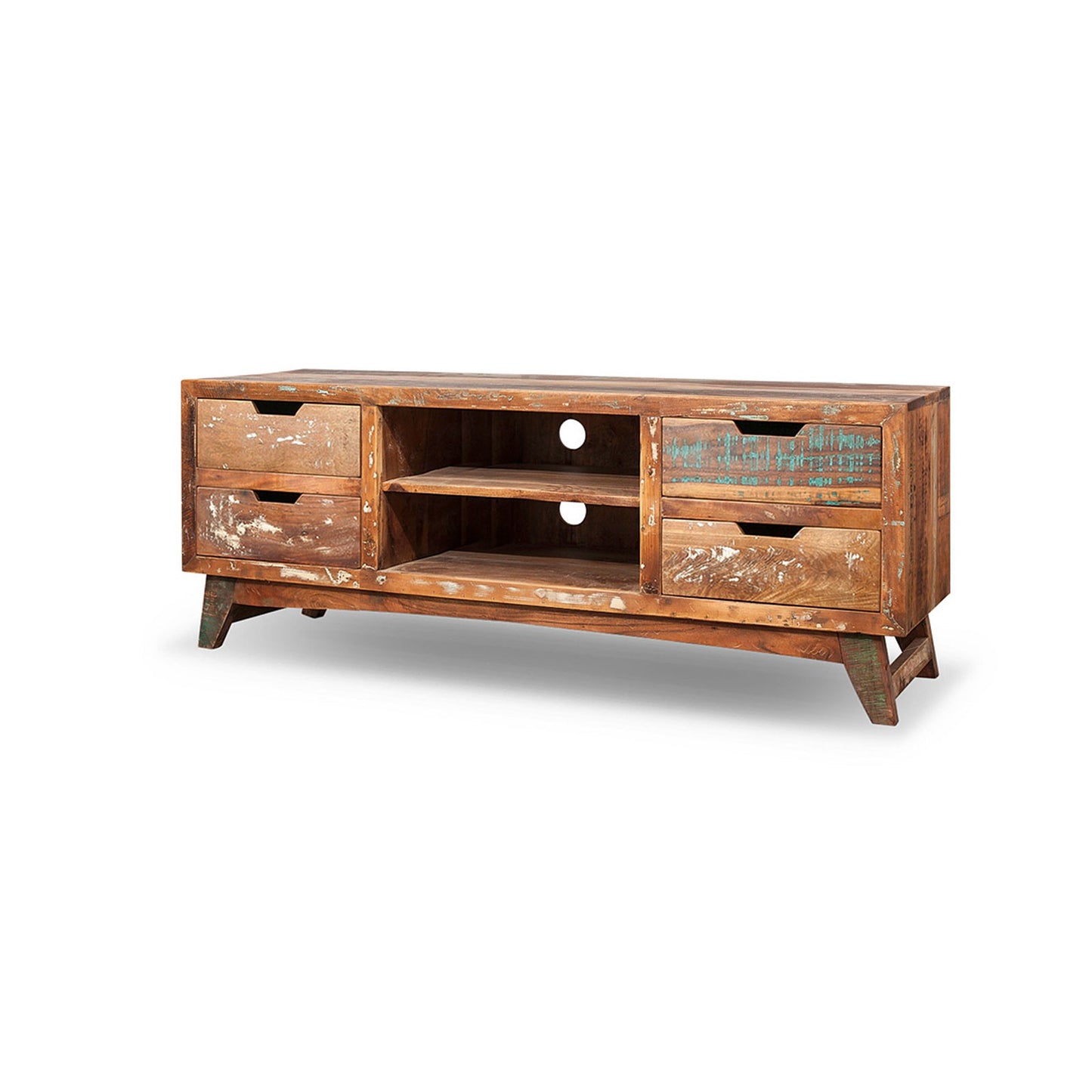 
                  
                    TV-Anrichte Recycel Massivholz Used-Look Shabby Chic - Malmö
                  
                