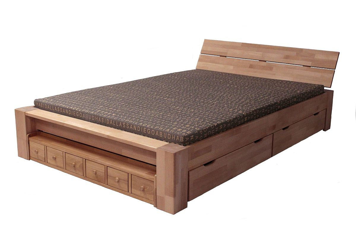 
                  
                    Bett 140 x 200 cm Buche massiv Alaska
                  
                