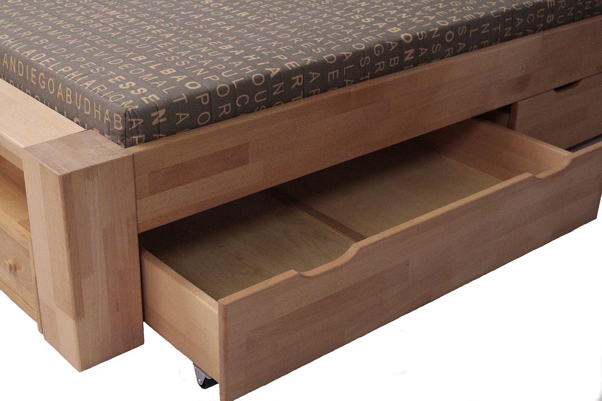
                  
                    Bett 140 x 200 cm Buche massiv Alaska
                  
                