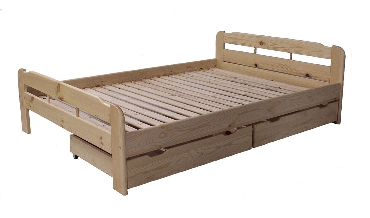 
                  
                    Holzbett 200 x 200 cm Kiefer massiv lackiert Pinia
                  
                