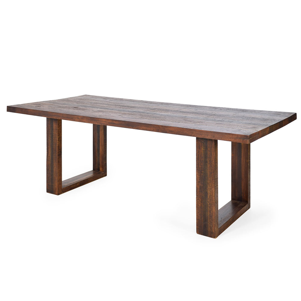 Esstisch 220 x 90 Mango massiv Retro Vintagelook Kumasi
