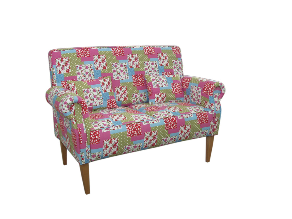 Sofa 2-sitzer Strukturstoff bunt Antoni - 9841-E178SE-373-373