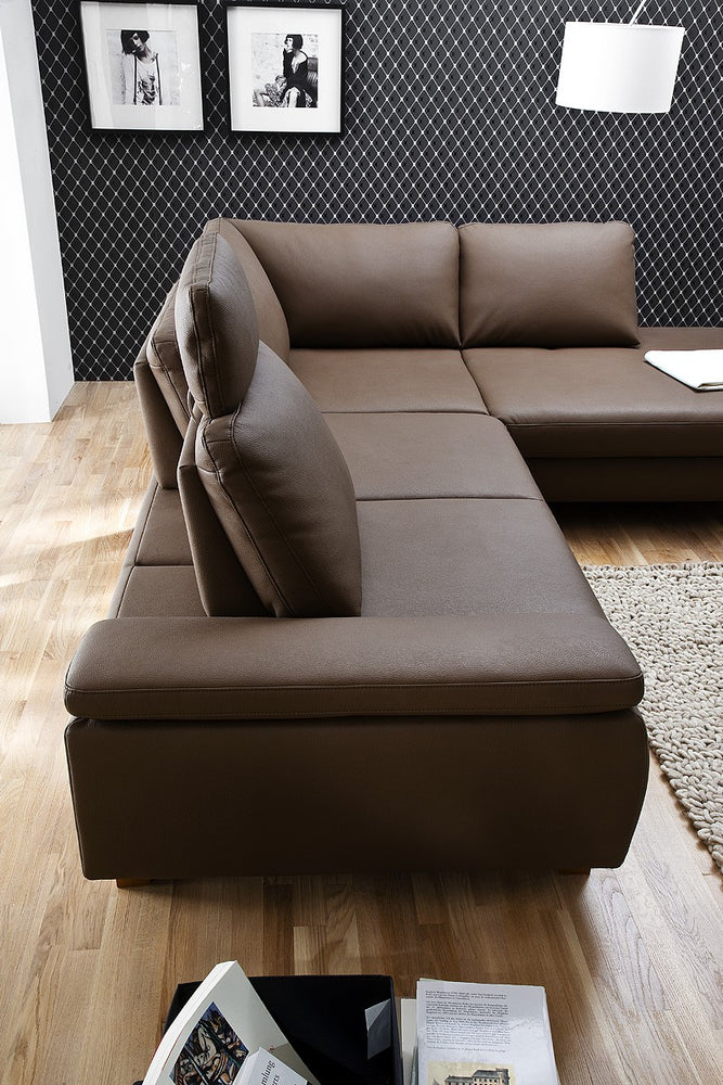
                  
                    Polstergarnitur Leder Echtleder braun espresso Aspen - 9842-001
                  
                