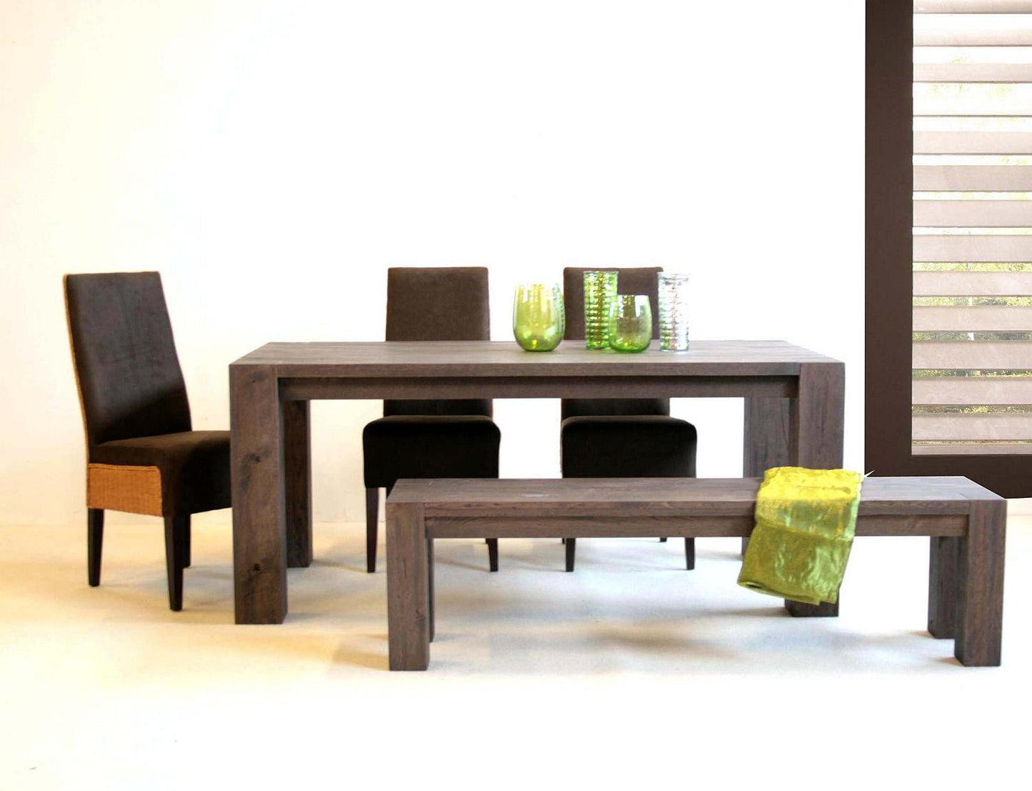 
                  
                    Esstisch Eiche massiv 200 x 100 cm Räucheröl-Optik Braxton
                  
                